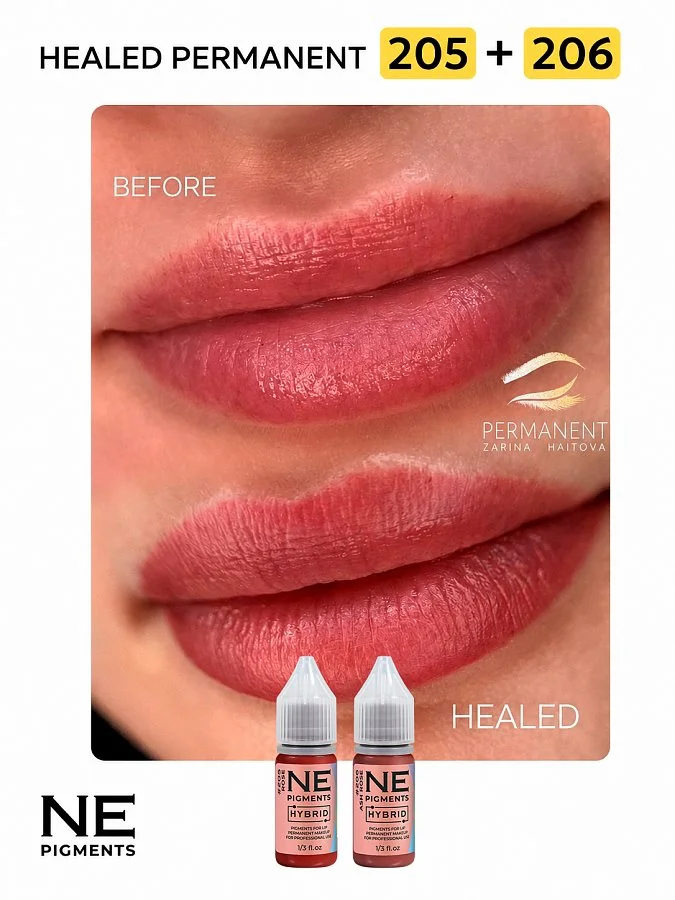 #206 Lip pigment "Ash rose"