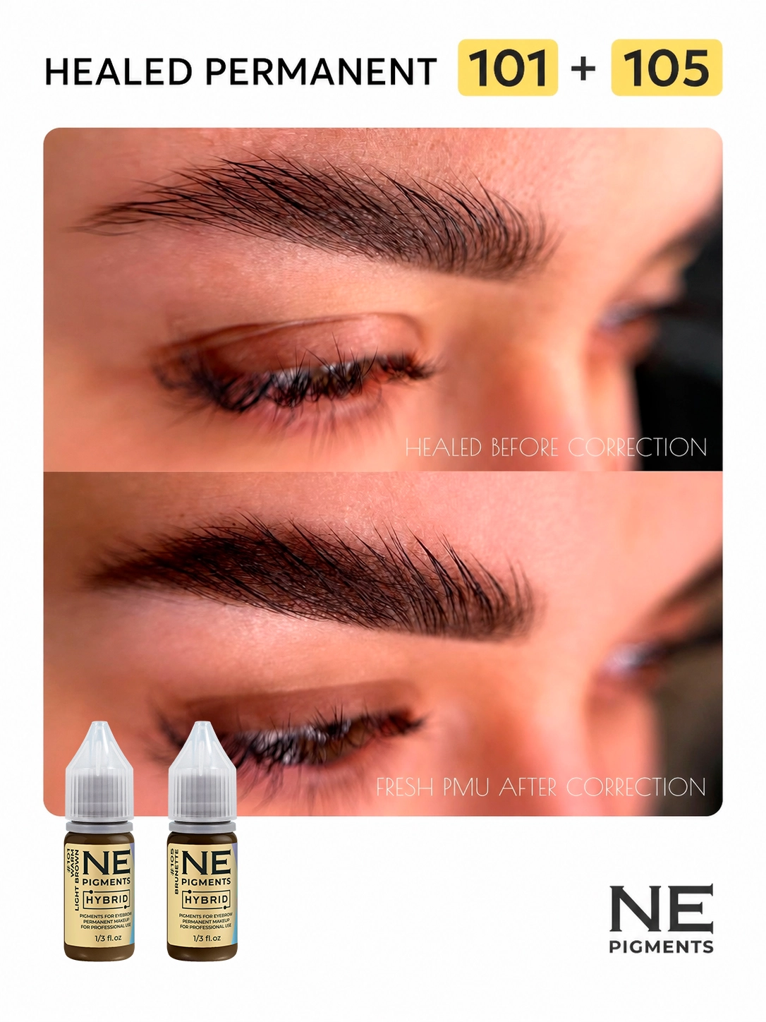 #105 Eyebrow pigment "Brunette"