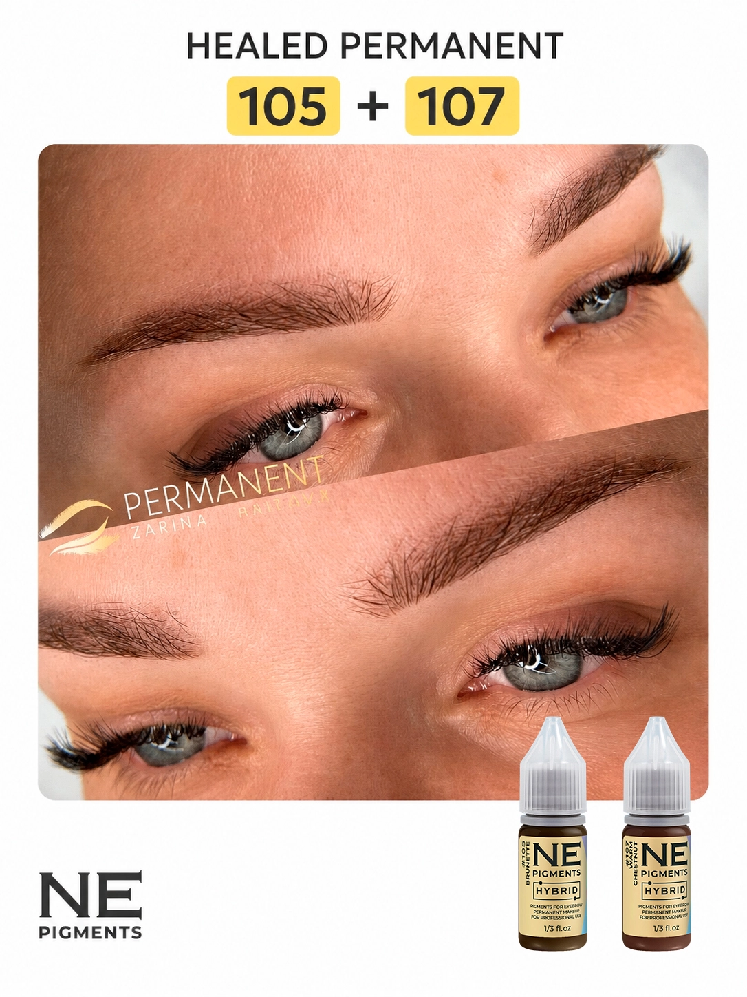 #107 Eyebrow pigment "Chestnut Warm"