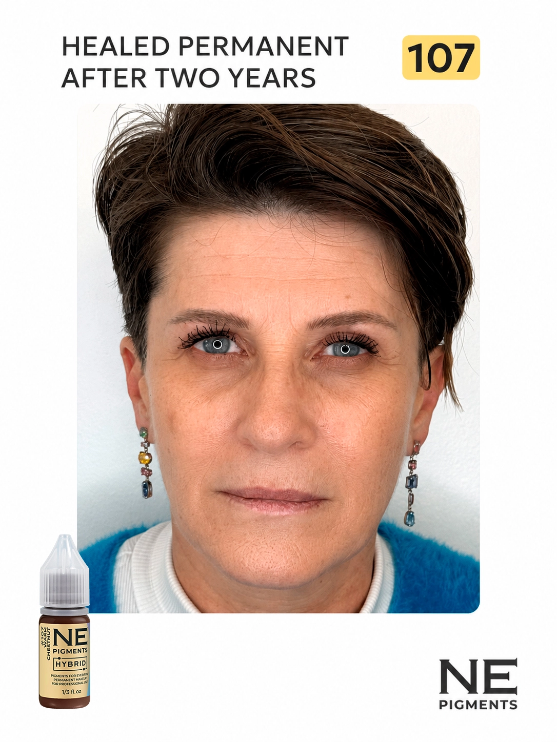 #107 Eyebrow pigment "Chestnut Warm"