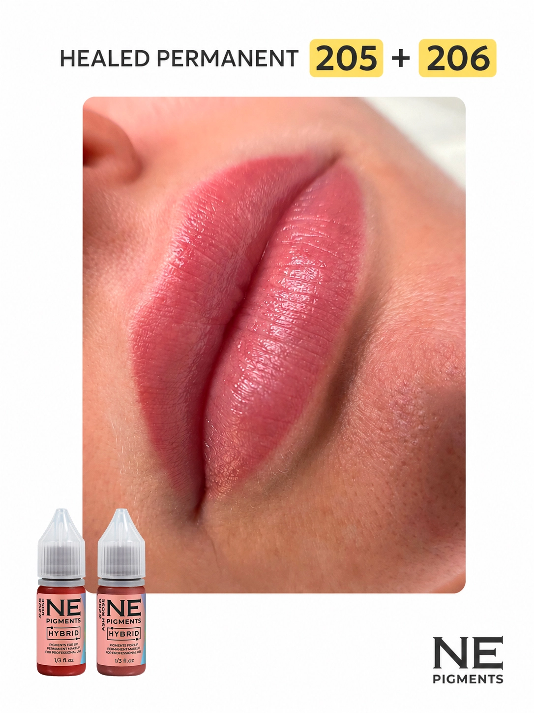 #206 Lip pigment "Ash rose"