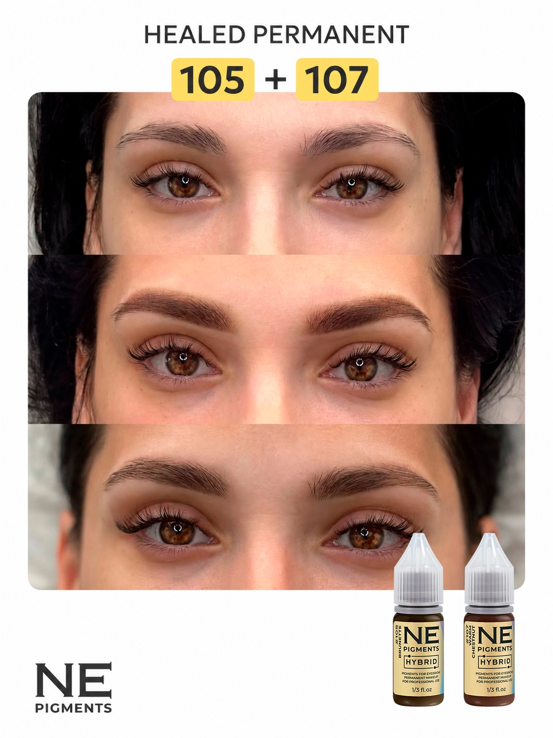 #105 Eyebrow pigment "Brunette"