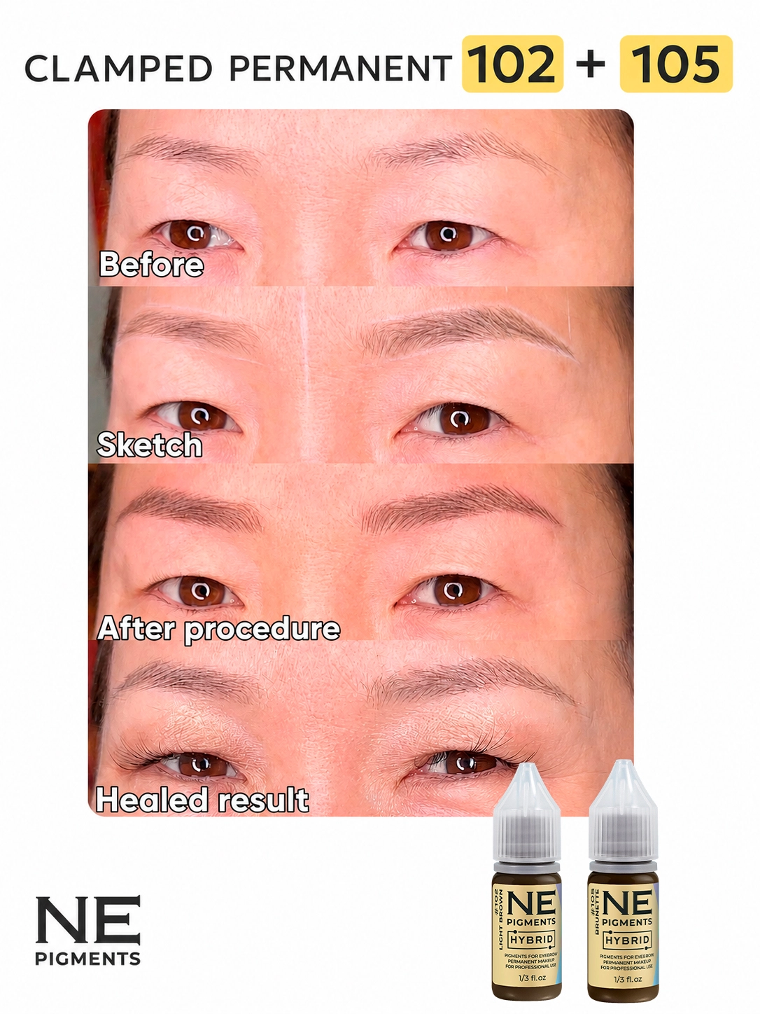 #102 Eyebrow pigment "Light Brown"