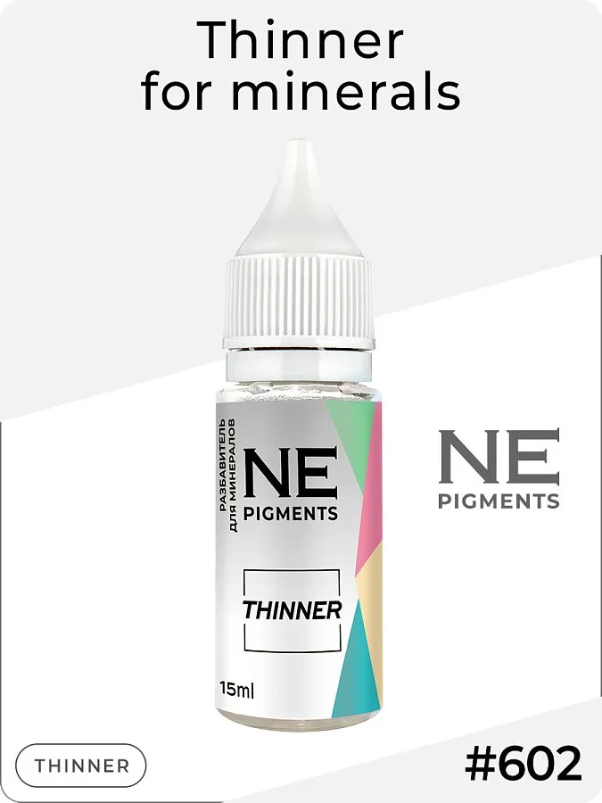 #602 Thinner for minerals. Permanent makeup by NE Pigments