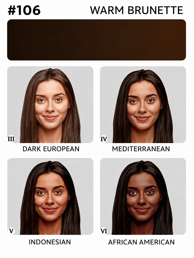 #106 Eyebrow pigment "Warm Brunette"