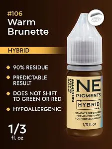 #106 Eyebrow pigment "Warm Brunette"