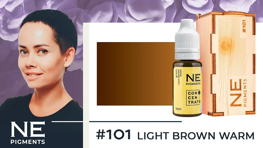 #101 Eyebrow pigment "Light Brown Warm"