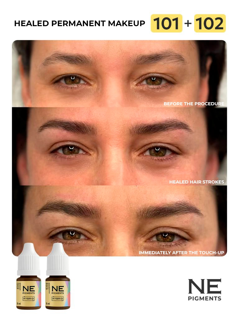 #101 Eyebrow pigment "Light Brown Warm"
