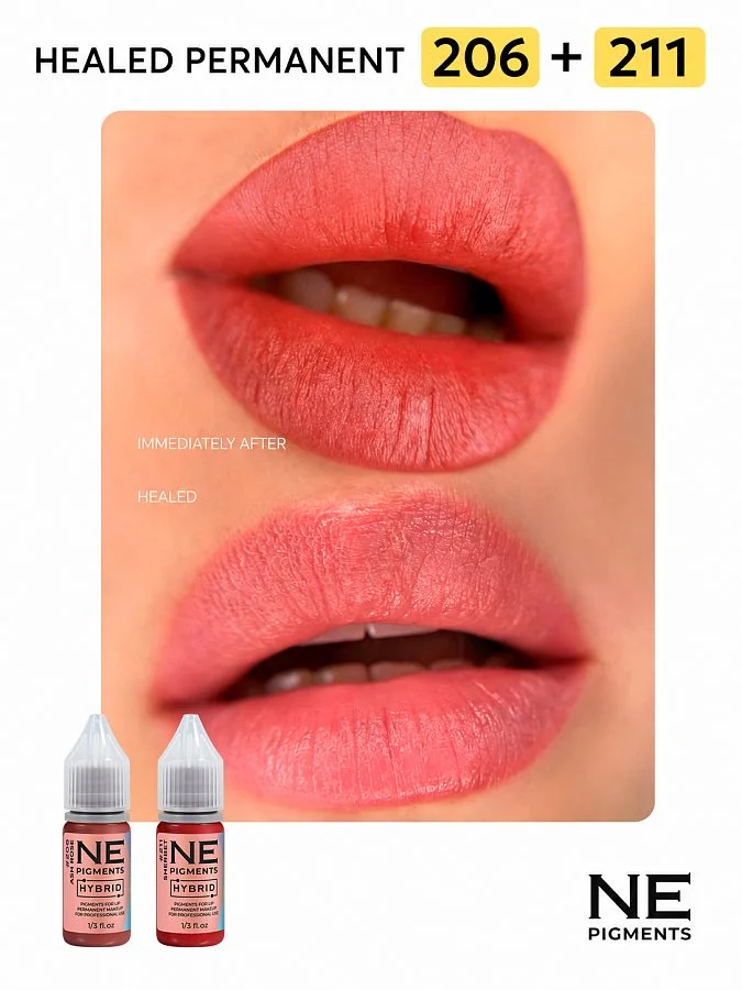 #206 Lip pigment "Ash rose"