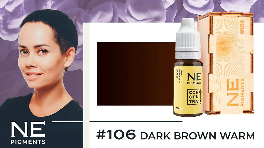 #106 Eyebrow pigment "Warm Brunette"