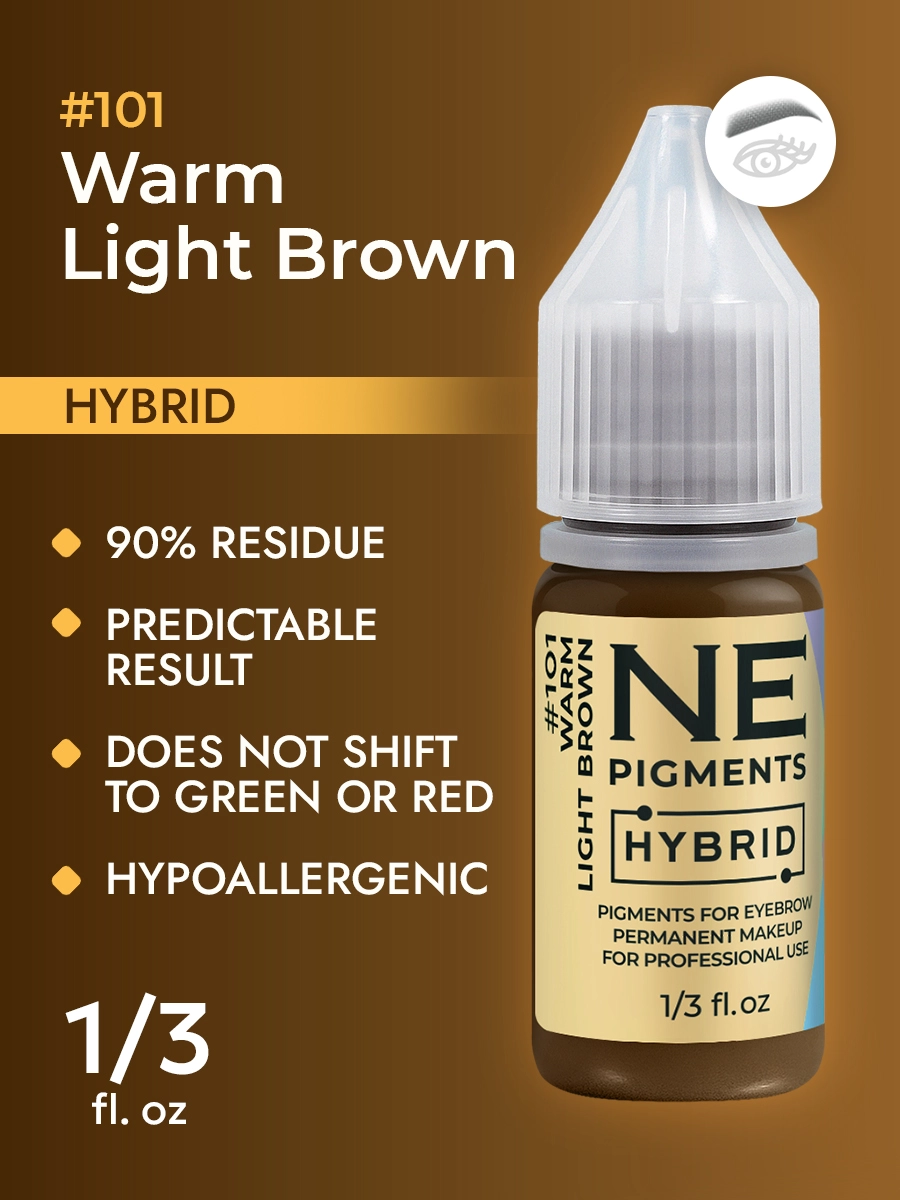 #101 Eyebrow pigment "Light Brown Warm"