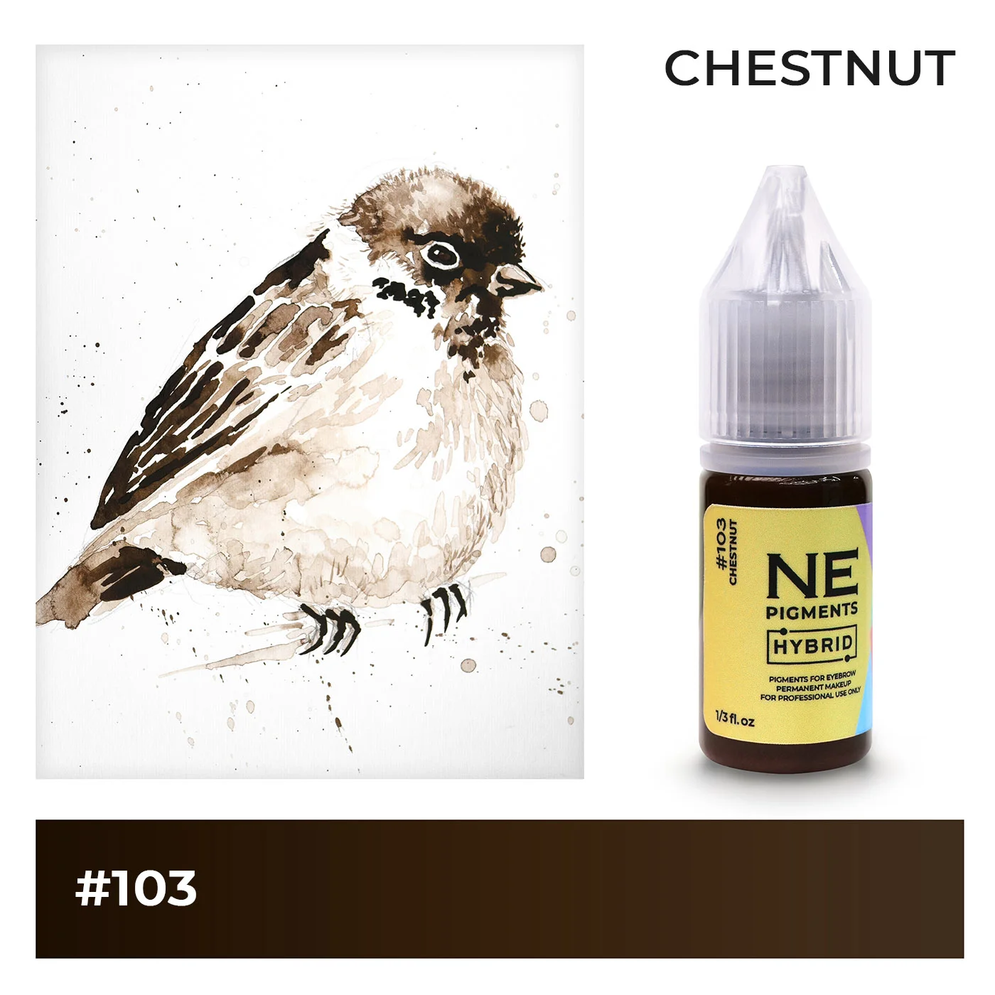 #103 Eyebrow pigment «Chestnut»