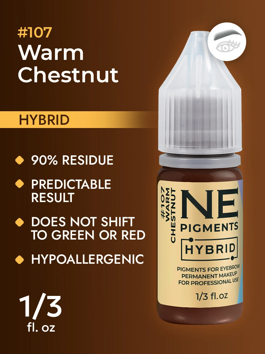 #107 Eyebrow pigment "Chestnut Warm"