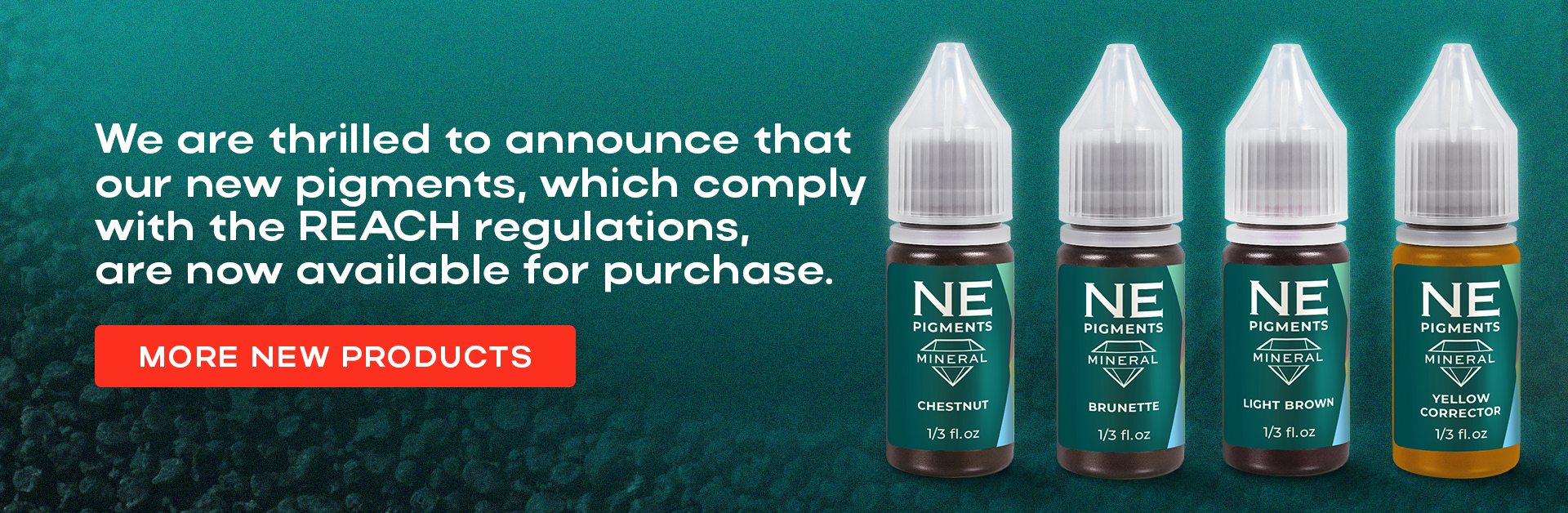 We are thrilled to announce that our new pigments, which comply with the REACH regulations, are now available for purchase.