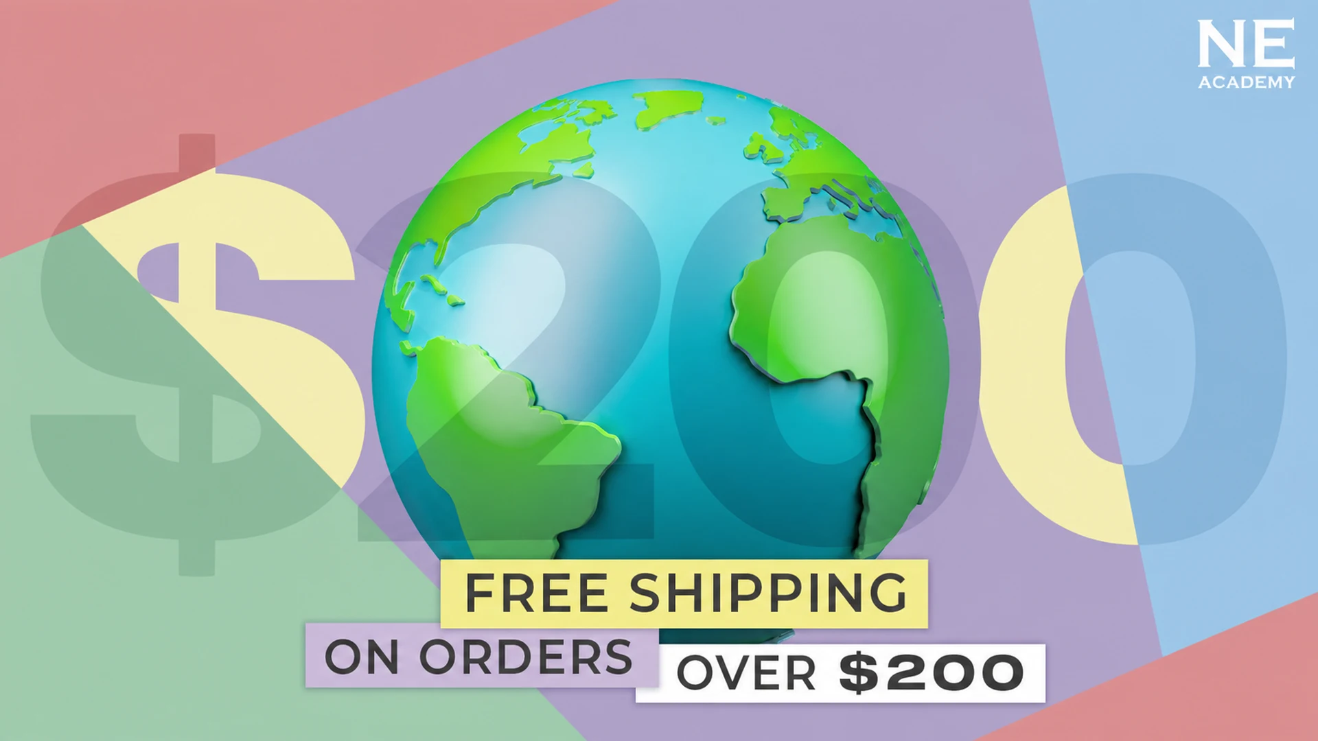Free shipping on orders over $200