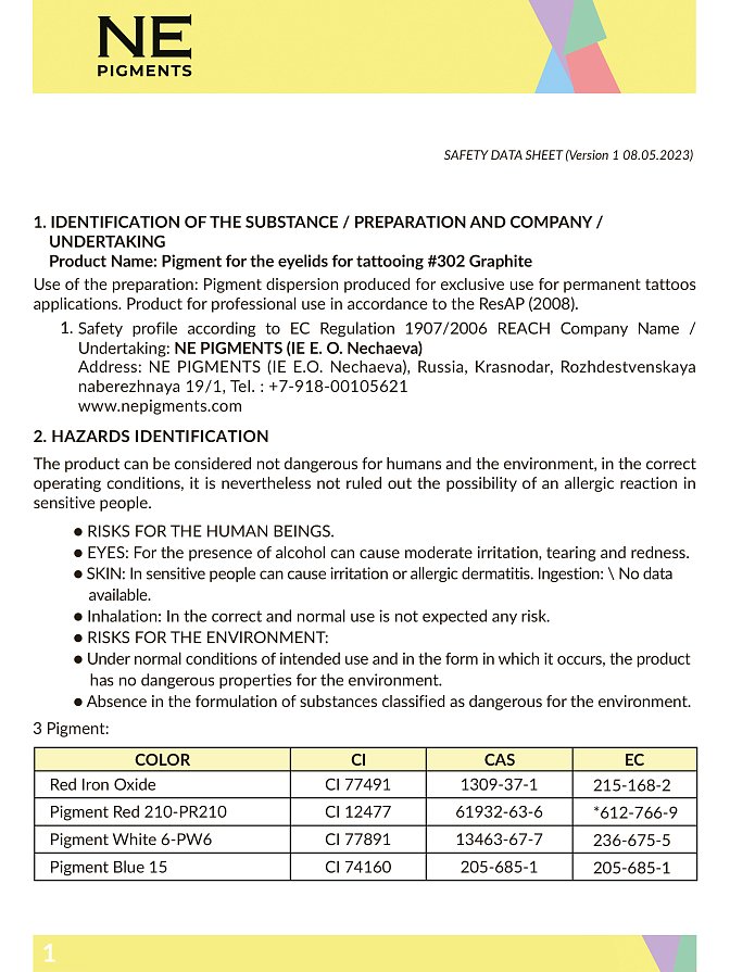 MSDS 302