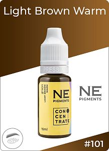 Eyebrow pigment "Light Brown Warm" #101