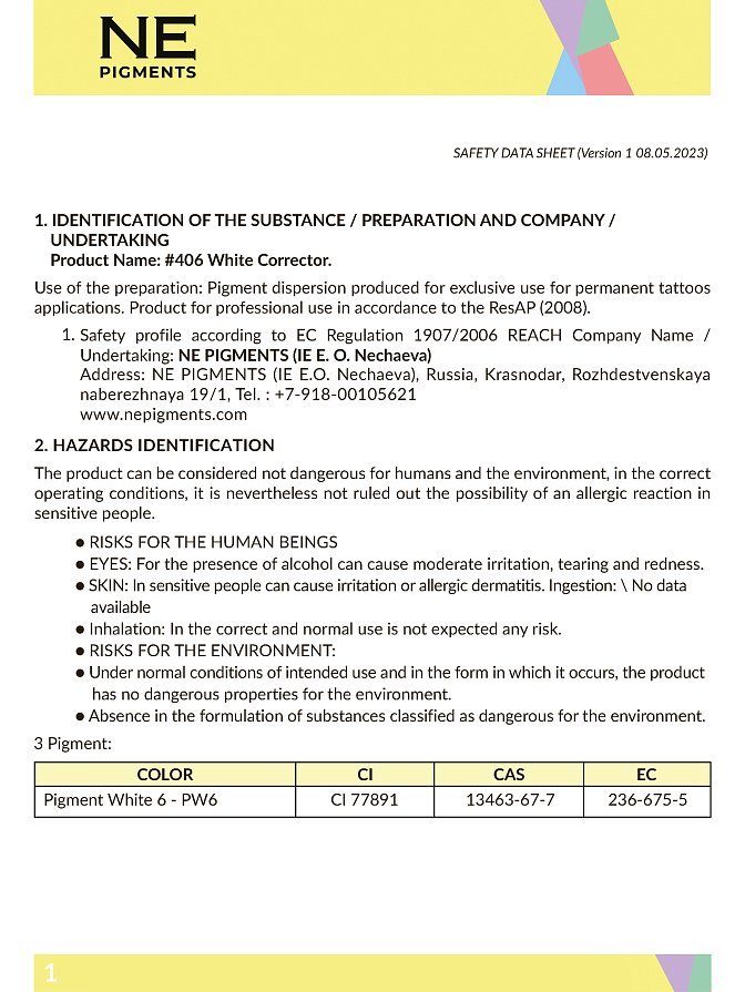 MSDS 406