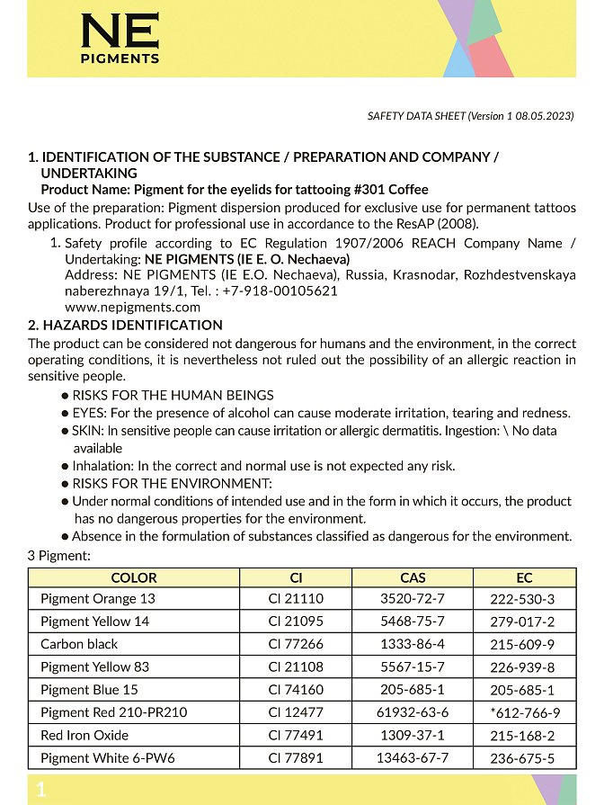 MSDS 301