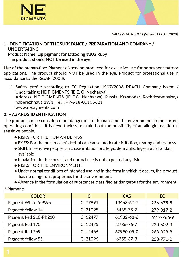 MSDS 202